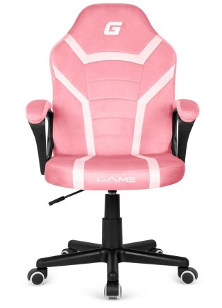 Fotel obrotowy do biurka MARIO ALCANTARA PINK + WHITE