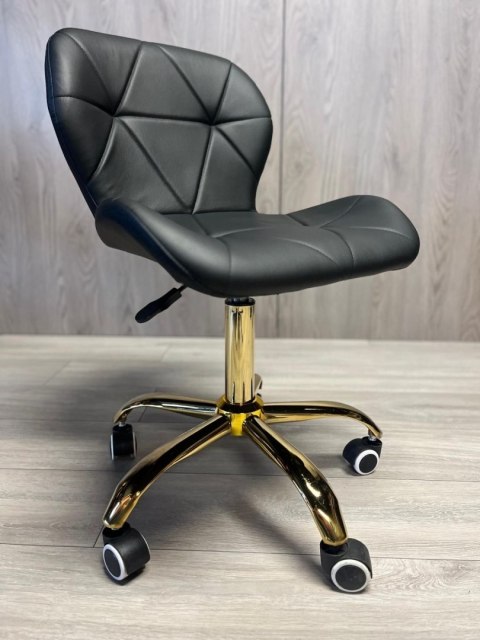 Krzesło obrotowe VASTO OFFICE PU BLACK GOLD