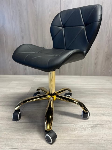 Krzesło obrotowe VASTO OFFICE PU BLACK GOLD
