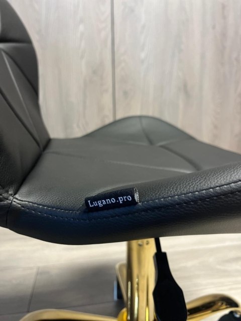 Krzesło obrotowe VASTO OFFICE PU BLACK GOLD