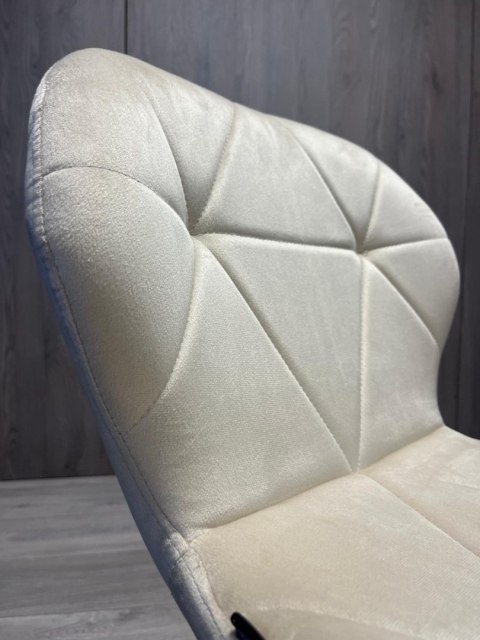 Krzesło obrotowe VASTO OFFICE VELVET BEIGE GOLD