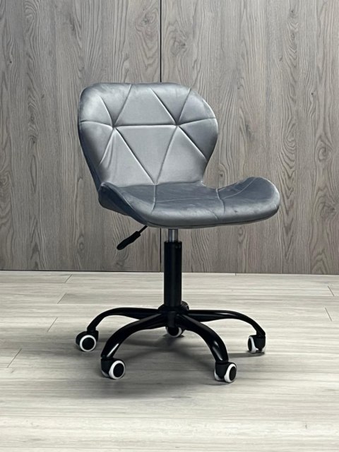 Krzesło obrotowe VASTO OFFICE VELVET DARK GREY SMOKE