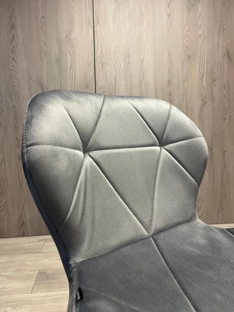 Krzesło obrotowe VASTO OFFICE VELVET DARK GREY SMOKE