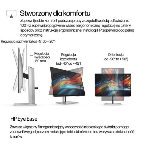 MONITOR HP LED 24"S7 Pro 724pu (8Y2F7AA) 100Hz