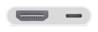 Przejściówka APPLE na cyfrowe AV ze złącza Lightning