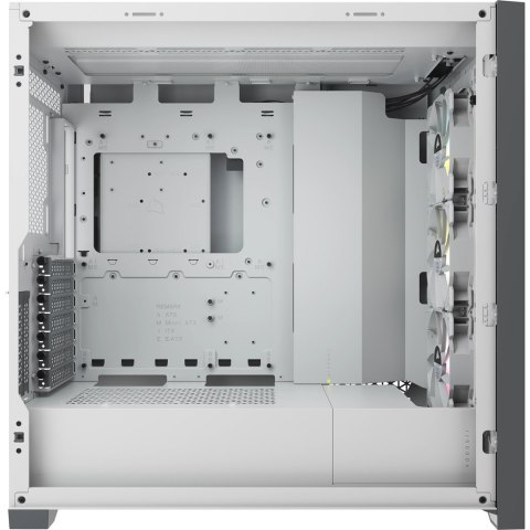 Obudowa Corsair iCUE 5000X RGB Mid-Tower ATX Tempered Glass White (CC-9011213-WW)