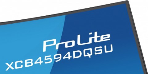 Monitor ProLite 44.5 cala XCB4594DQSU-B1  VA DQHD 2xDP 2xHDMI 1500R 32:9  450 cd m2  3000:1  USB HUB x4 (2x Type-A  2x Typ