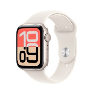Zegarek Apple Watch SE 3 (2025) GPS 44mm Aluminiowa koperta Starlight z paskiem sportowym S/M - Starlight