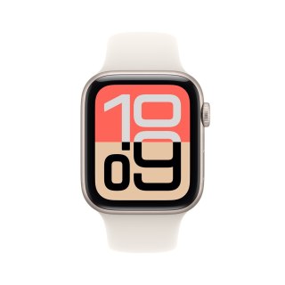 Zegarek Apple Watch SE 3 (2025) GPS 44mm Aluminiowa koperta Starlight z paskiem sportowym S/M - Starlight