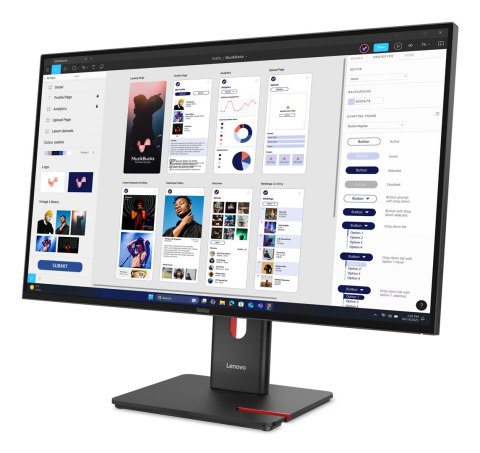 Monitor Lenovo ThinkVision T32UD-40 31,5" IPS 16:9 60Hz 3840x2160 1 HDMI 36 mies.