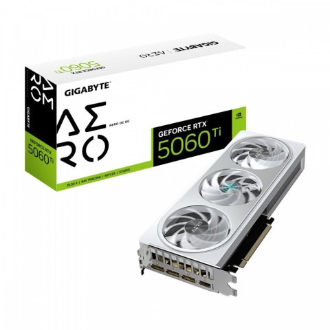 Karta graficzna GeForce RTX 5060 Ti AERO OC 8GB 128BIT GDDR7 HDMI 3DP