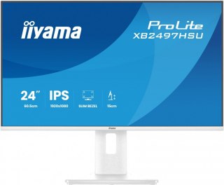 Monitor ProLite 23.8 cala XB2497HSU-W1 IPS,FHD,HDMI,DP,120Hz,350CD,2xUSBv3.2, 2xUSB-C, GW 5lat, HAS 150/PIVOT, BIAŁY