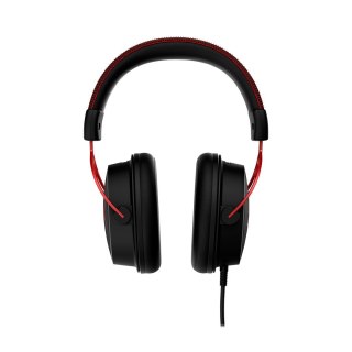 Zestaw słuchawkowy do gier HyperX Cloud Alpha czarno-czerwony, Przewodowy, 13 - 27000 Hz, Gaming, 298 g, Czerwony