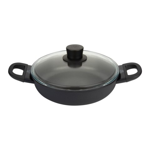 Patelnia BALLARINI Avola głęboka z 2 uchwytami tytanowa 28 cm 75002-923-0