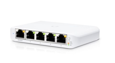 Ubiquiti Networks UniFi switch zarządzalny Flex Mini (5-pack) Gigabit Ethernet (10/100/1000) Obsługa PoE Biały
