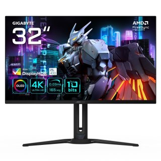 GIGABYTE AORUS FO32U EK monitor komputerowy 80 cm (31.5") 3840 x 2160 px 4K Ultra HD OLED Czarny