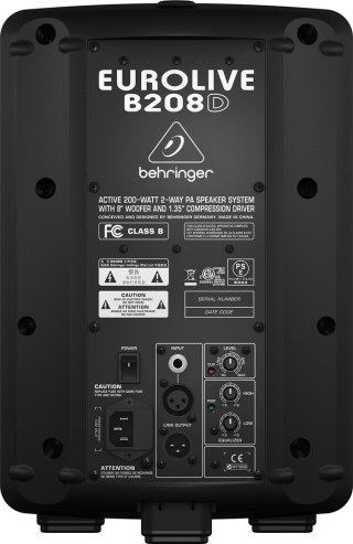 Behringer EUROLIVE B208D Głośnik z adresem publicznym (PA) 2-drożny (000-97701-00010)