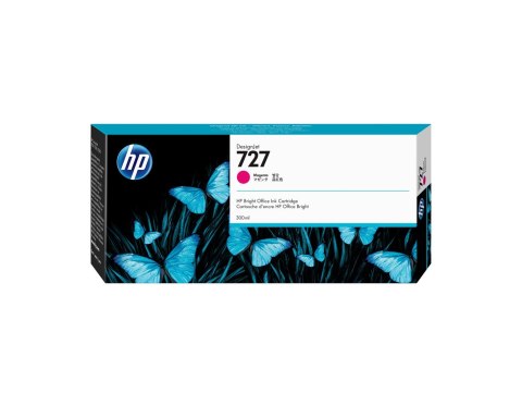 HP Purpurowy wkład atramentowy 727 DesignJet 300 ml