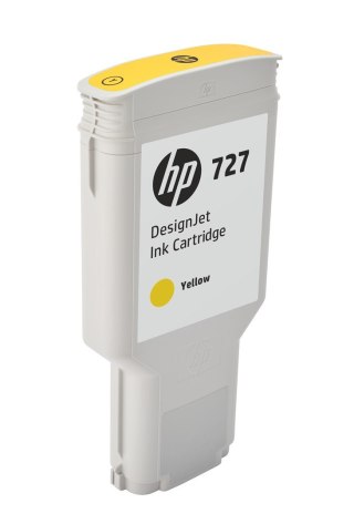 HP Żółty wkład atramentowy 727 DesignJet 300 ml