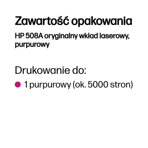 TONER CARTRIDGE 508A MAGENTA/.