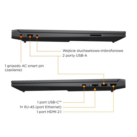 HP Victus 15-fb3040nw Ryzen 7 7445HS 15,6" IPS 144Hz 300nits AG 16GB DDR5 5600 SSD512 RTX4050_6GB Cam 720p 70Wh NoOS Gray 2Y