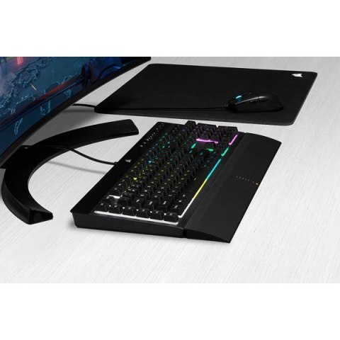 Korsarz | Gumowa kopuła | K55 RGB PRO | Klawiatura do gier | Klawiatura do gier | Światło LED RGB | Stany Zjednoczone | Przewodo