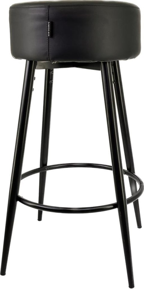 Krzesło barowe ASTI BLACK PU hoker BAR II GATUNEK