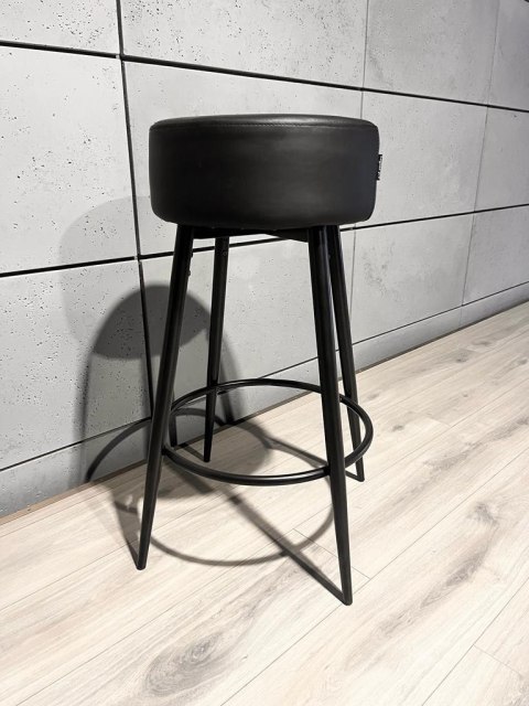 Krzesło barowe ASTI BLACK PU hoker BAR II GATUNEK