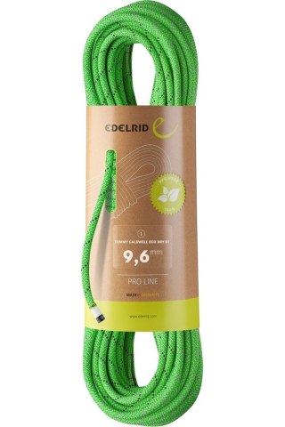 Lina tommy caldwell eco dry dt 9,6mm 60m-neon green EDELRID