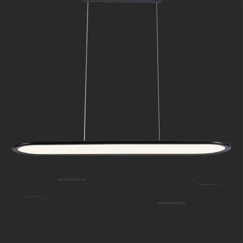 Oprawa zwieszana V-TAC 24W LED czarna VT-7821 3000K 3000lm