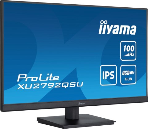 Iiyama ProLite monitor komputerowy 68,6 cm (27") 2560 x 1440 px Dual WQHD LED Czarny