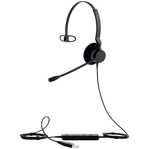 Jabra 2393-829-109 słuchawki/zestaw słuchawkowy Przewodowa Opaska na głowę Biuro/centrum telefoniczne USB Typu-A Czarny