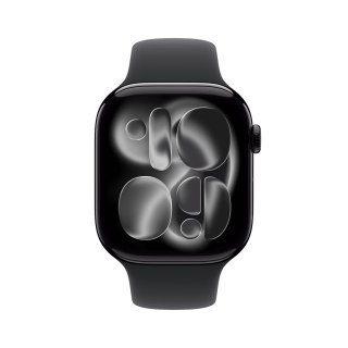 Apple Watch Series 11 OLED 46 mm Cyfrowy 416 x 496 px Ekran dotykowy 5G Czarny Wi-Fi GPS