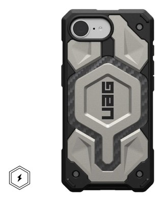 Pokrowiec Urban Armor Gear tytan Apple iPhone 16e 15.5 cm (6.1")