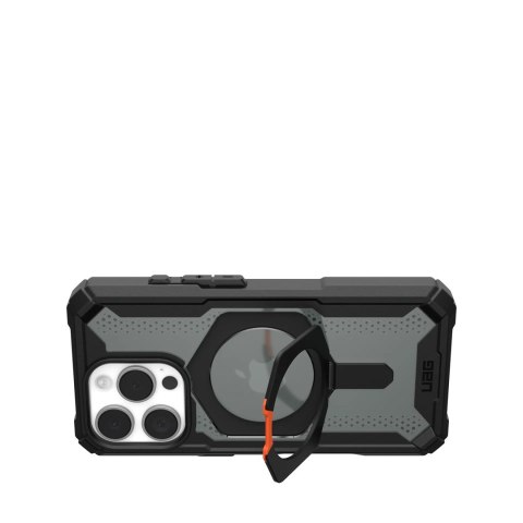Obudowa ochronna UAG Plasma XTE Magsafe z podstawką do iPhone 16 Pro kompatybilna z MagSafe (black/orange)