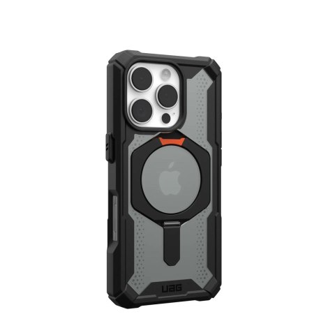 Obudowa ochronna UAG Plasma XTE Magsafe z podstawką do iPhone 16 Pro kompatybilna z MagSafe (black/orange)