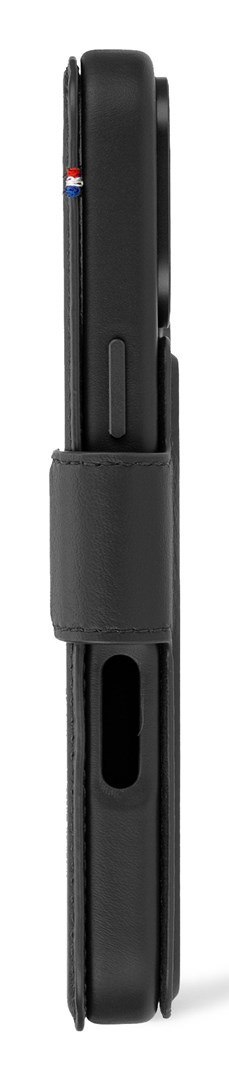 Skórzana obudowa ochronna do iPhone 16 kompatybilna z MagSafe, czarna