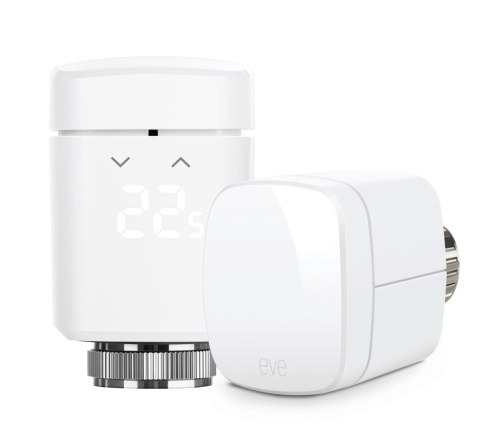Eve Thermo Matter - inteligentny termostat (kompatybilność: Apple Home, Samsung SmartThings, Alexa, Google Home, Home Assistant)