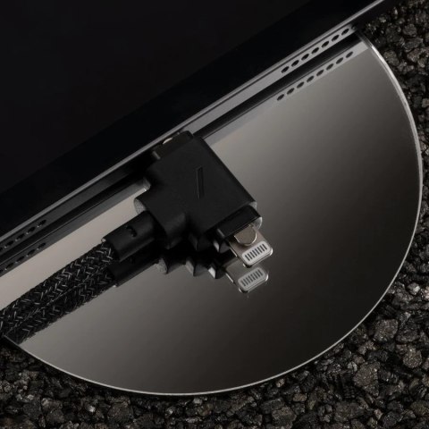 Kabel Native Union Belt Cable Duo Pro 240W USB-C - USB-C / lightning, 2,4 m (zebra)