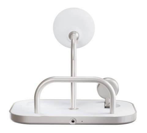 Ładowarka ZENS ZEDC29W/00, Wewnątrz, AC, USB, Ładowanie bezprzewodowe, 1 m, Srebrny, Biały