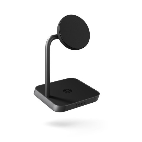 Ładowarka magnetyczna Zens Aluminium Series 2 w 1 z zasilaczem 24W