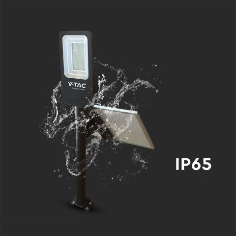 Naświetlacz oprawa uliczna solarna hybrydowa V-TAC 50W LED VT-ST201 6500K 4000lm