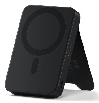 Powerbank Satechi OntheGo Powerbank 10K - magnetyczny powerbank z podstawką 10k mAh kompatybilny z MagSafe i Qi2 (black)