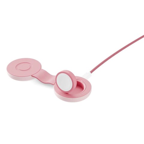 Twelve South ButterFly SE - ładowarka bezprzewodowa Qi2 do dwóch urządzeń kompatybilna z MagSafe, kabel USB-C w zestawie (pink)