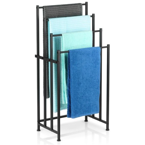 Wieszak na Ręczniki Stojący VILDE Metalowy LOFT 4 Poprzeczki 94,5 cm