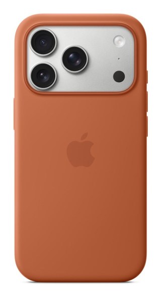 Silikonowe etui Apple iPhone 17 Pro z MagSafe (terakota)