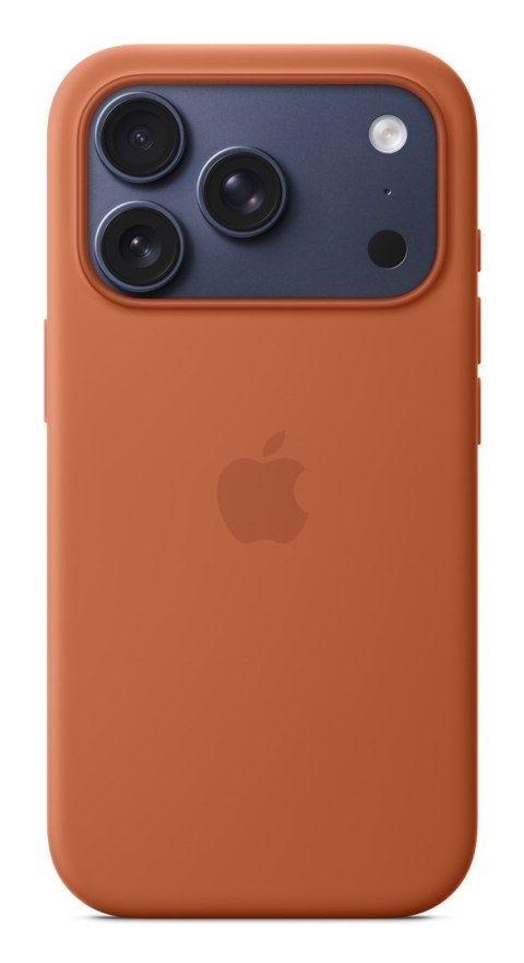 Silikonowe etui Apple iPhone 17 Pro z MagSafe (terakota)