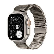 Apple Watch Ultra 3 - GPS + Cellular - 49 mm - koperta z naturalnego tytanu z pętelką z naturalnego tytanu - duża