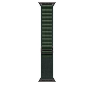 Opaska Apple Watch Alpine Loop Armband für Watch Ultra 49mm Dunkelgrün / Titan schwarz (S)