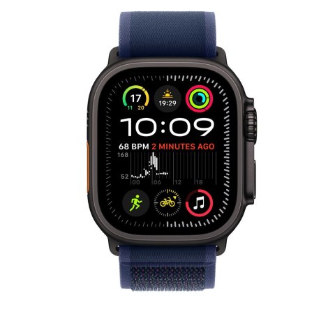 Pasek Apple Watch Trail Loop do Watch Ultra 49mm Blau / Titan schwarz (S/M)